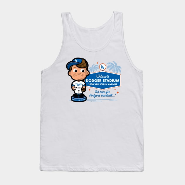 Welcome to Dodger Stadium Tank Top by ElRyeShop